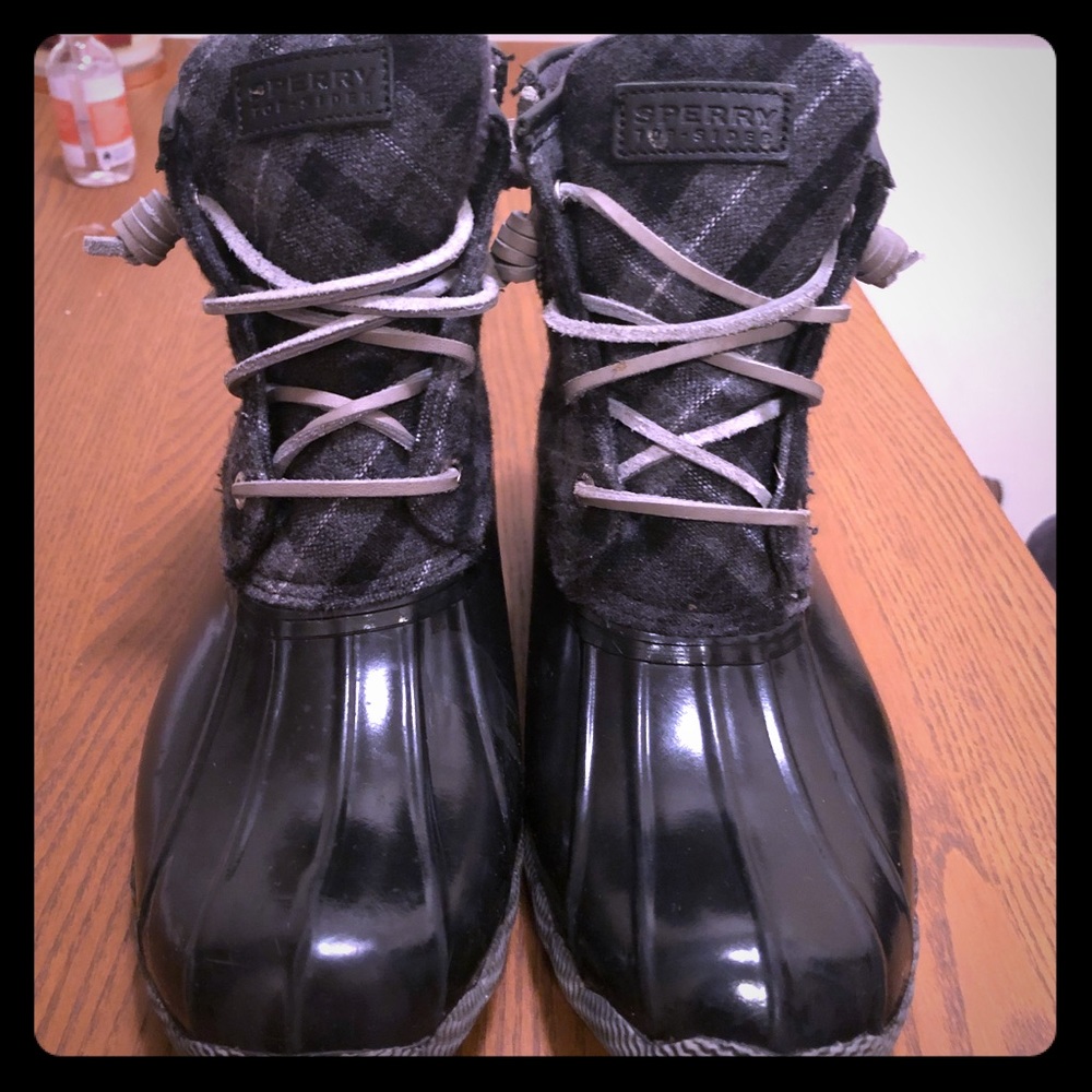 Sperry Top-sider Boots Black‼️
